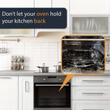 2 piezas de Revestimientos para Horno Antiadherentes Extra Gruesos, 60cm x 40cm, Resistentes y Fáciles de Limpiar, Seguros para Microondas y Uso Exterior, Versátiles para Hornos Eléctricos, de Gas y Parrillas - Ideales para Hornos con Asistencia de Venti