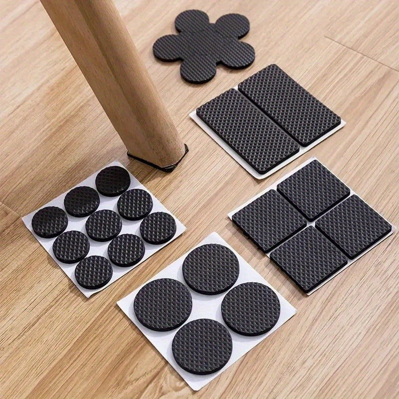 Juego de 30 Almohadillas Antideslizantes para Muebles - Fácil de Pegar, Reducción de Arañazos y Ruido, Perfecto para Uso Interior/Exterior en Oficinas, Dormitorios y Espacios de Estar