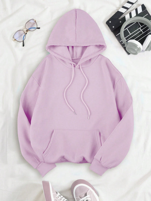 Ezwear sudadera con capucha de mujer con estampado de leopardo y estrella, hombros caidos, otono/invierno