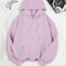 Ezwear sudadera con capucha casual de manga larga con estampado de pentagrama
