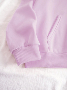 Ezwear sudadera con capucha de felpa con estampado de leopardo y estrella, otono/invierno