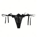 Spicyhot bragas tipo tanga con estampado floral romantico y sexy para mujeres con mono