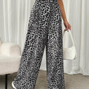 Ezwear 1 pieza pantalones de pierna recta con estampado degradado de aceite de moda