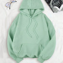 Ezwear sudadera con capucha casual de manga larga con estampado de pentagrama