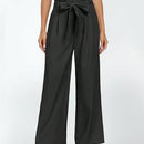 Lune pantalones anchos casuales tipo palazzo holgados para mujer, primavera y otono
