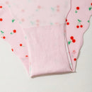 Conjunto de 3 bragas comodas y sin costuras con estampado de cerezas para mujeres