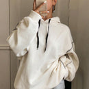 Dazy sudadera holgada casual con capucha nueva para mujer, otono