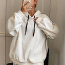 Dazy sudadera holgada casual con capucha nueva para mujer, otono