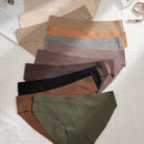 Set de 12 bragas de mujer de cintura baja sin costuras de unicolor