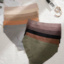 Set de 12 bragas de mujer de cintura baja sin costuras de unicolor