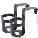 2/1 piezas, soporte para tazas de coche para asiento trasero, soporte para tazas de coche con gancho de ventana, soporte para almacenamiento de bebidas colgante, soporte para almacenamiento de botellas de agua de camión