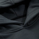 Dazy sudadera con capucha de franela holgada con estampado de lema, de hombros caidos, para mujeres, otono/invierno