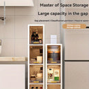 Carrito organizador de almacenamiento multicapa con ruedas - Organizador duradero a prueba de polvo para el desorden del dormitorio, archivos, juguetes y refrigerios - Plástico impermeable, diseño abatible, no se necesita electricidad