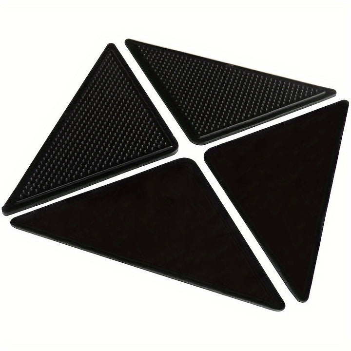 8 Piezas de Alfombrilla de Goma Reutilizable y Lavable - Cinta de Alfombra Antideslizante de Silicone para Decoración Hogareña Segura - Ideal para Dormitorio, Porche, Uso al Aire Libre