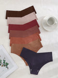 7 paquete de bragas triangulares sin costuras para mujer, comodas