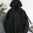 Ezwear sudadera con capucha de felpa con estampado de leopardo y estrella, otono/invierno