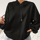 Ezwear sudadera con capucha de grafico de automovil retro casual para mujer, pullover oversize, otono e invierno