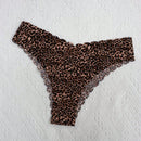 Paquete de 10 piezas bragas triangulares sexy de tela suave, transpirable y comoda con borde ondulado sin costuras para mujeres