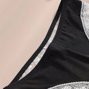 Dorsu 3 piezas de bragas sexy de encaje de tiro medio comodas y sin costuras para mujeres