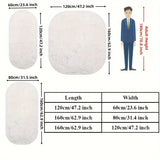 Alfombra de Área Ovalada y Lujosa en Tie-Dye Gris - Suave, Antideslizante de Poliéster, Ideal para Dormitorio, Sala de Estar, Entrada, Pasillo - Fácil de Cuidar, Ligera, Adorno Decorativo para el Hogar, Alfombras para Sala de Estar