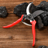 Tijeras de podar profesionales de derivación de 21,59 cm - Hoja de acero al carbono, podadoras manuales de alta resistencia, tijeras de jardín, herramienta de tijera de jardinería, tijeras para plantas y setos, operación manual moderna, no se necesita el