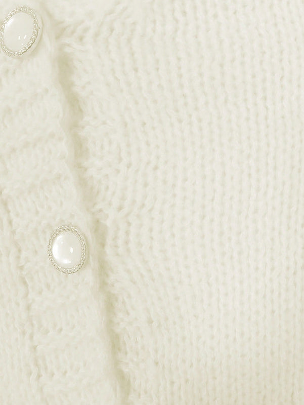 Essnce cardigan informal de mujer con un solo botonadura y lazo de cinta para otono/invierno
