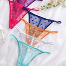8 piezas/paquete pantys tipo tanga multicolor comodos y elegantes para mujer