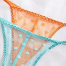 8 piezas/paquete pantys tipo tanga multicolor comodos y elegantes para mujer