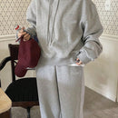 Dazy sudadera con capucha oversized para mujer con bordado de letras, ropa deportiva