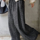 Friful pantalones anchos casuales sueltos con bolsillos y cintura con lazo para mujer
