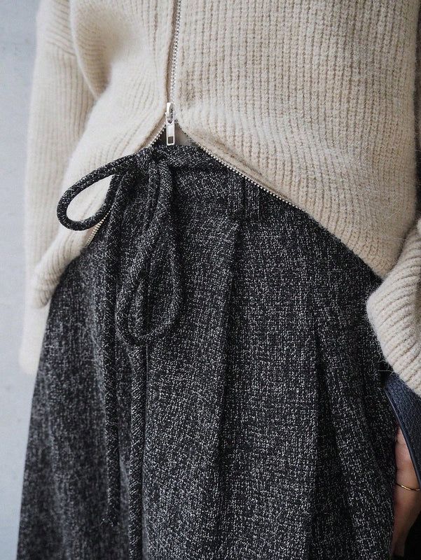 Friful pantalones anchos casuales sueltos con bolsillos y cintura con lazo para mujer