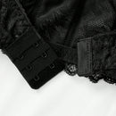 Opulent queen sujetador balconette con encaje y varilla para mujer, talla 1/2 taza