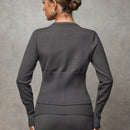 Bae cardigan de mujer para otono/invierno de color gris con decoracion de botones, acogedor y suave, adecuado para el dia de accion de gracias, halloween, navidad, oficina, escuela, citas, fiestas, uso casual