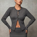 Bae cardigan de mujer para otono/invierno de color gris con decoracion de botones, acogedor y suave, adecuado para el dia de accion de gracias, halloween, navidad, oficina, escuela, citas, fiestas, uso casual