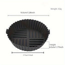 Forros de horno de aire reutilizables de silicona, no inflamables, multiusos, fáciles de limpiar, sin batería, para freidoras de aire, hornos, microondas, repostería y cocina de la cocina