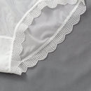 3 piezas de ropa interior de encaje para mujer, pantalones comodos, suaves y transpirables de cintura media