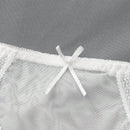 3 piezas de ropa interior de encaje para mujer, pantalones comodos, suaves y transpirables de cintura media