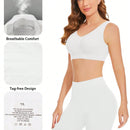 Shorts anchos de cintura solida, pantalones cortos de ciclista solidos, pantalones cortos moldeadores de mujer comodos, sin costuras, lisos, con tirantes para faldas bajas