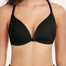 1 pieza sujetador con cierre delantero sexy, con relleno y efecto pushup, con tirantes ajustables, lenceria comoda y transpirable de encaje con espalda de tirantes cruzados para mujer