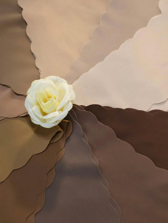 Set de 10 bragas triangulares de mujer con borde ondulado, sexy y comodas, con estampado