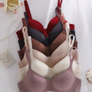 Conjunto de 6 sujetadores sin costuras con relleno - comodo y elevador, con soporte de aro ajustable - coleccion de lenceria suave para mujer de uso diario