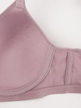 Conjunto de 6 sujetadores sin costuras con relleno - comodo y elevador, con soporte de aro ajustable - coleccion de lenceria suave para mujer de uso diario