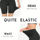 2 paquetes pantalones cortos de ciclista anchos de cintura solida sxy, para mujer debajo del vestido, bragas de ciclista lisas sin costuras y sin roces para mujeres