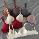 Paquete de 6 sujetadores sin costuras de push-up - ropa interior femenina casual comoda, transpirable y de cobertura total, de facil cuidado