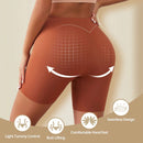 1 pieza short moldeador sin costuras de talle alto, ropa interior de control para mujeres, marron