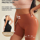 1 pieza short moldeador sin costuras de talle alto, ropa interior de control para mujeres, marron