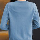 Essnce cardigan suelto y casual de mujer de un solo abotonado, de color liso, manga larga, para otono/invierno