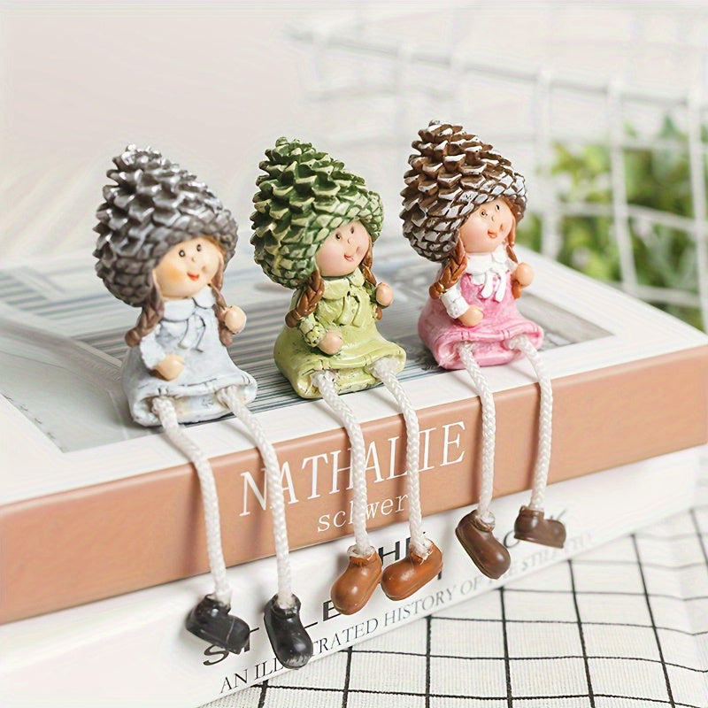 Estatuilla de personaje de dibujos animados, decoración para escritorio, adorno creativo y moderno, ideal para fiestas, embellecimiento del hogar, regalo adorable