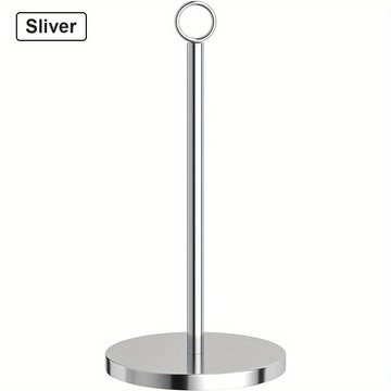 Soporte Moderno para Toallas de Papel de Acero Inoxidable - Antideslizante, Soporte de Encimera para Organización de Cocina y Baño