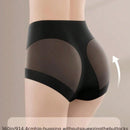2 piezas de ropa interior moldeadora de talle alto de gasa de seda con efecto frio, con entrepierna de algodon puro, transpirable, que levanta la cadera y adelgaza el vientre, combinacion de negro + rosa para verano